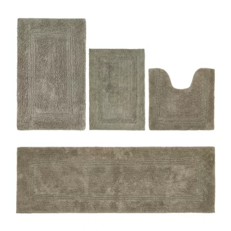 Better Trends Lux Tufted Mat 4-pc. Bath Rug Set