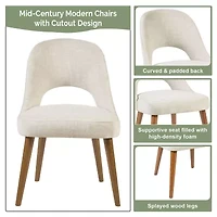 INK+IVY Nola 2-pc. Upholstered Dining Chair