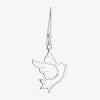 Silver Treasures Womens Sterling Silver Drop Earrings