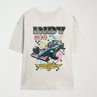 Indy 500 Tee Womens Crew Neck Short Sleeve Juniors Graphic T-Shirt