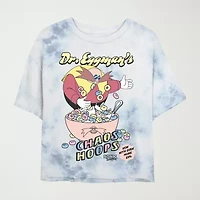 Dr Eggman Cropped Tee Womens Crew Neck Short Sleeve Sonic the Hedgehog Juniors Graphic T-Shirt