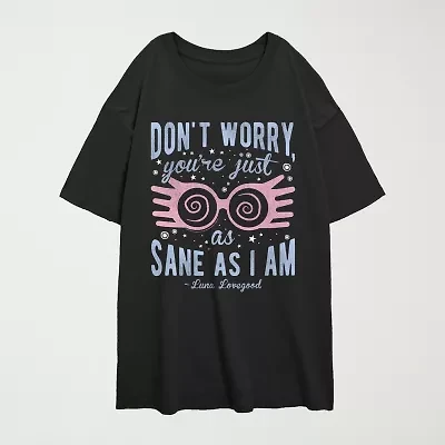 Harry Potter Luna Lovegood Tee Womens Crew Neck Short Sleeve Juniors Graphic T-Shirt