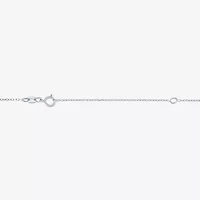 Mom (G-H / Si2-I1) Womens 1/10 CT. T.W. Lab Grown White Diamond Sterling Silver Heart 16 Inch Pendant Necklace