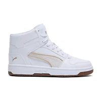 PUMA Rebound Layup Luminous Piping Womens Basketball Shoes