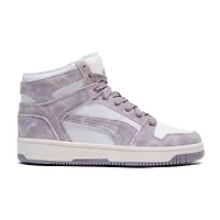 Puma Rebound Layup Berry Womens Basketball Shoes