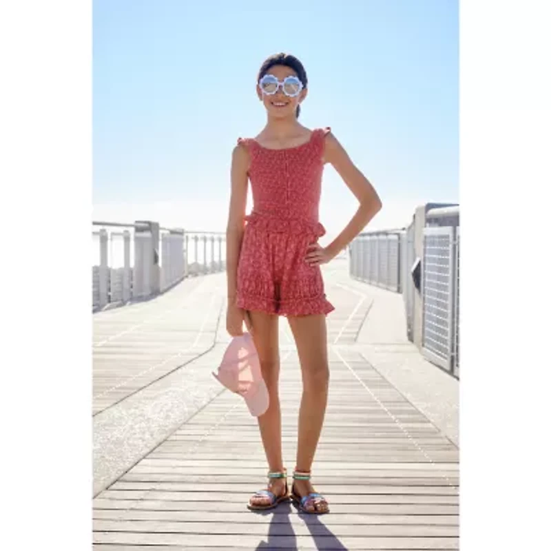 Thereabouts Little & Big Kid Girls Addison Ankle Strap Gladiator Sandals