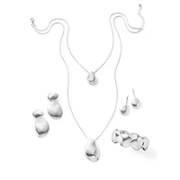 Worthington Silver Tone Womens Drop Earrings