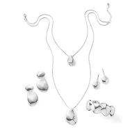 Worthington Silver Tone Womens Stretch Bracelet
