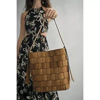 a.n.a Cynthia Woven Bucket Bag