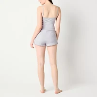 Arizona Body Womens Pointelle V-Neck Sleeveless 2-pc. Pajama Sets