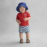 Stepping Stone Infant Boys Double Strap Footbed Sandal
