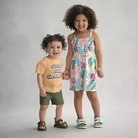 Okie Dokie Toddler Girls Slide Sandals