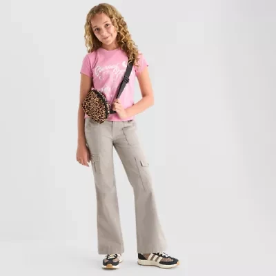 Thereabouts Little & Big Kid Girls Flare Cargo Pant