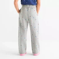 Thereabouts Pintuck Little Girls Wide Leg Regular Fit French Terry Pull-On Pant