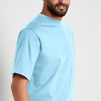 Xersion Oversized Heavyweight Mens Crew Neck Short Sleeve Active T-Shirt