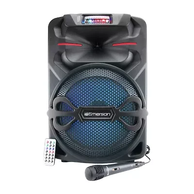 Emerson eds-1200 with 12" full frequency Portable Bluetooth Speaker
