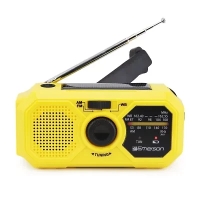Emerson Emergency Dynamo Hand Crank Weather Radio