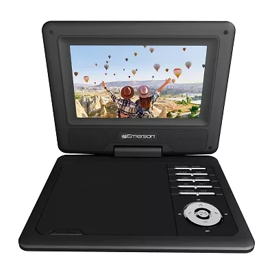 Emerson 7in Portable Dvd Player Bookshelf Speaker