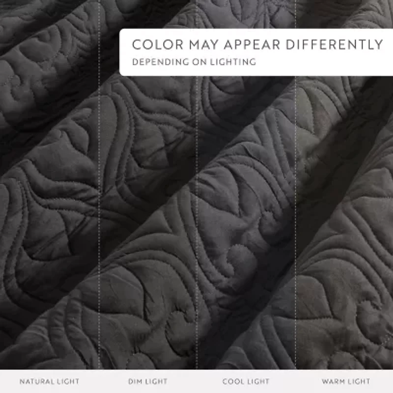 Casual Comfort Premium Ultra Soft Damask Pattern Quilted Coverlet Set