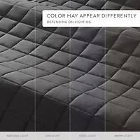 Casual Comfort Premium Ultra Soft Square Pattern Quilted Coverlet Set