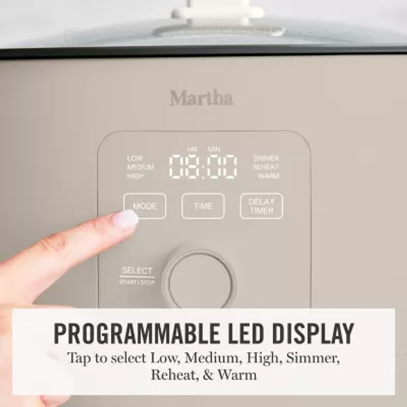 Martha Stewart 8 Qt Programmable Slow Cooker