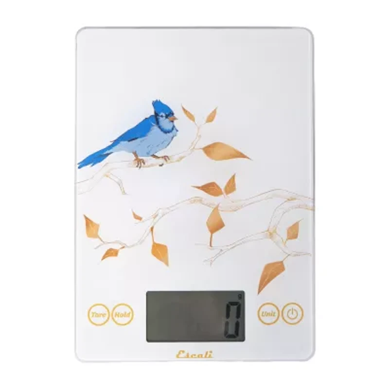 Escali Arti Blue Jay Glass Food Scale