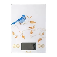 Escali Arti Blue Jay Glass Food Scale