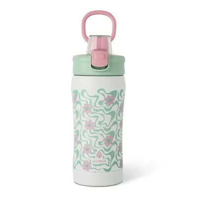 Hydragear 3D Floral 16oz. Push Water Bottle