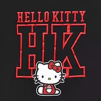 Hello Kitty Boyfriend Tee Womens Juniors Crew Neck Short Sleeve Loose Fit Graphic T-Shirt