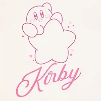 Kirby Hot Tee Boyfriend Womens Juniors Crew Neck Short Sleeve Loose Fit Graphic T-Shirt