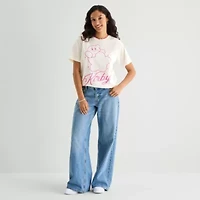 Kirby Hot Tee Boyfriend Womens Juniors Crew Neck Short Sleeve Loose Fit Graphic T-Shirt
