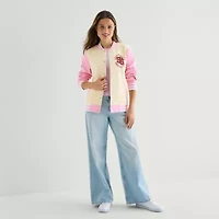 Womens Juniors Strawberry Shortcake Bomber Jacket