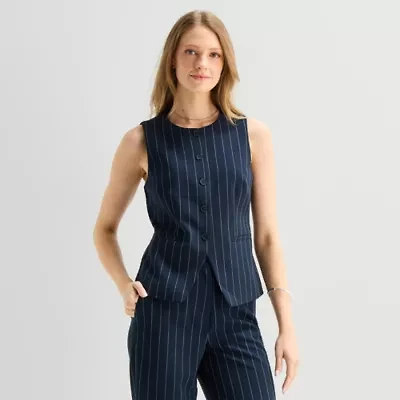 a.n.a Womens Round Neck Sleeveless Vest