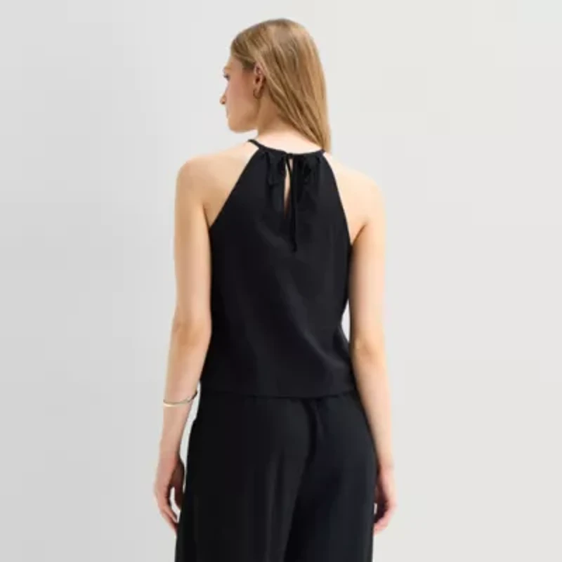 a.n.a Womens Halter Neck Sleeveless Tank Top
