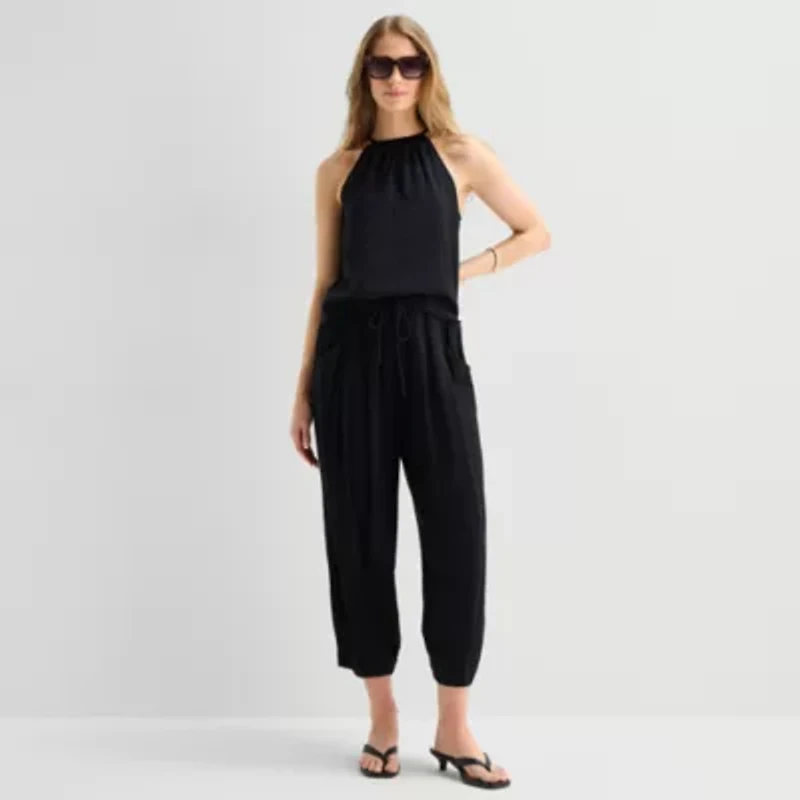 a.n.a Womens Halter Neck Sleeveless Tank Top