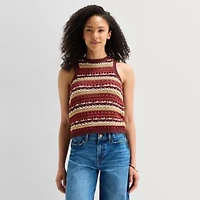 a.n.a Womens Crew Neck Sleeveless Pullover Sweater