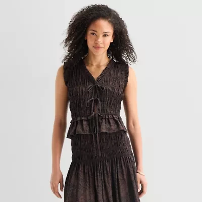 a.n.a Womens V Neck Sleeveless Vest