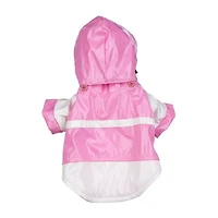 The Pet Life Baby Blue Pvc Waterproof Adjustable Raincoat