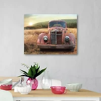 Courtside Market Old Truck Canvas Art