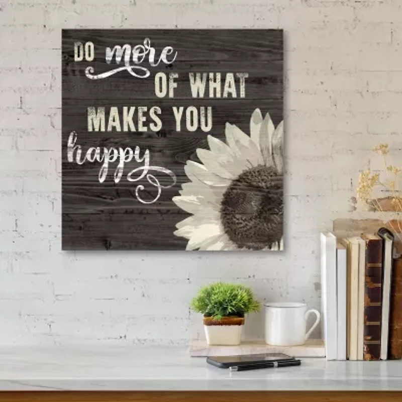 Courtside Market What Makes You Happy Canvas Art