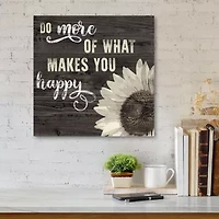 Courtside Market What Makes You Happy Canvas Art