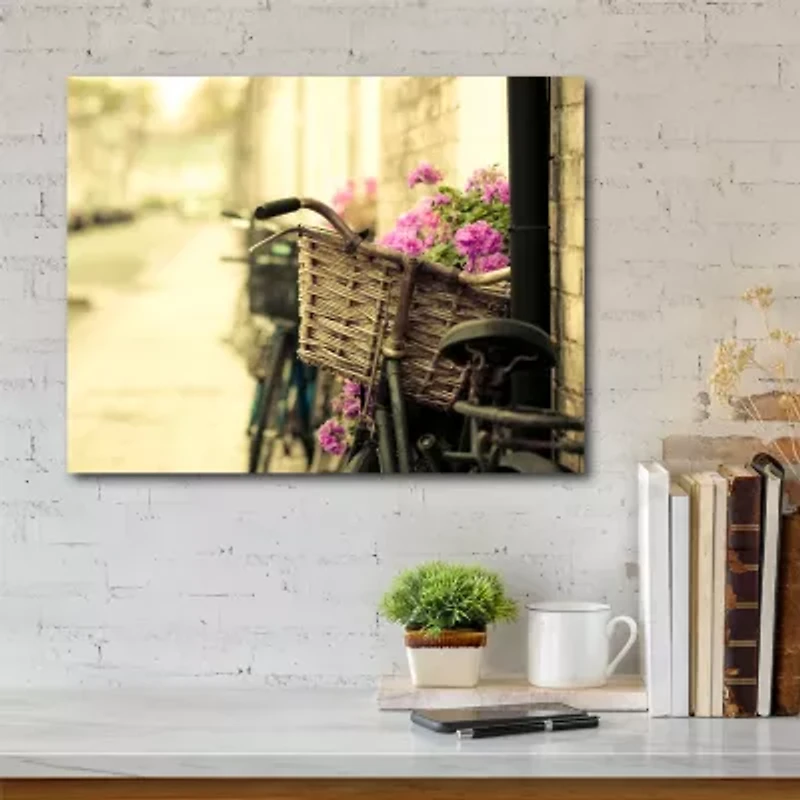 Courtside Market Cut Paper Bouquet Canvas Art