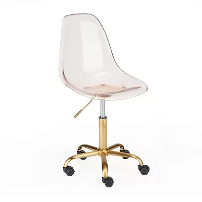 Urban Shop Acrylic Rolling Chair