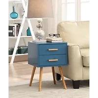 Oslo Living Room Collection Storage 2-Drawer End Table