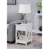 Oxford 1-Drawer Storage End Table