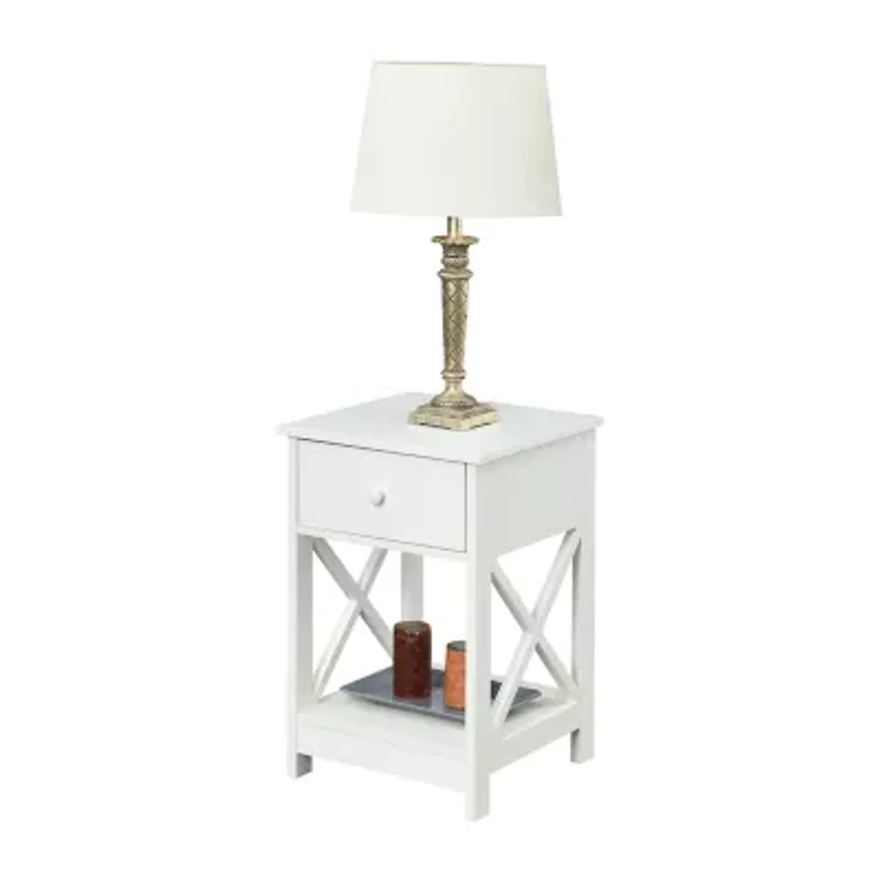 Oxford 1-Drawer Storage End Table