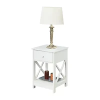 Oxford 1-Drawer Storage End Table