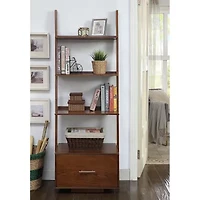 Convenience Concepts American Office And Library Collection 4-Shelf Bookcase