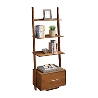 Convenience Concepts American Office And Library Collection 4-Shelf Bookcase