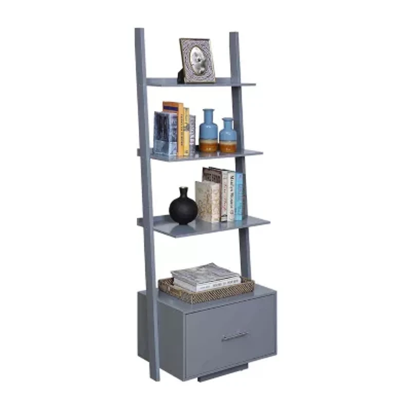 American Office And Library Collection 4-Shelf Bookcase
